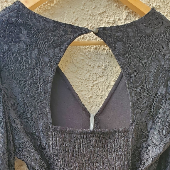 NWT Anthropologie Black Blouse - Picture 7 of 12